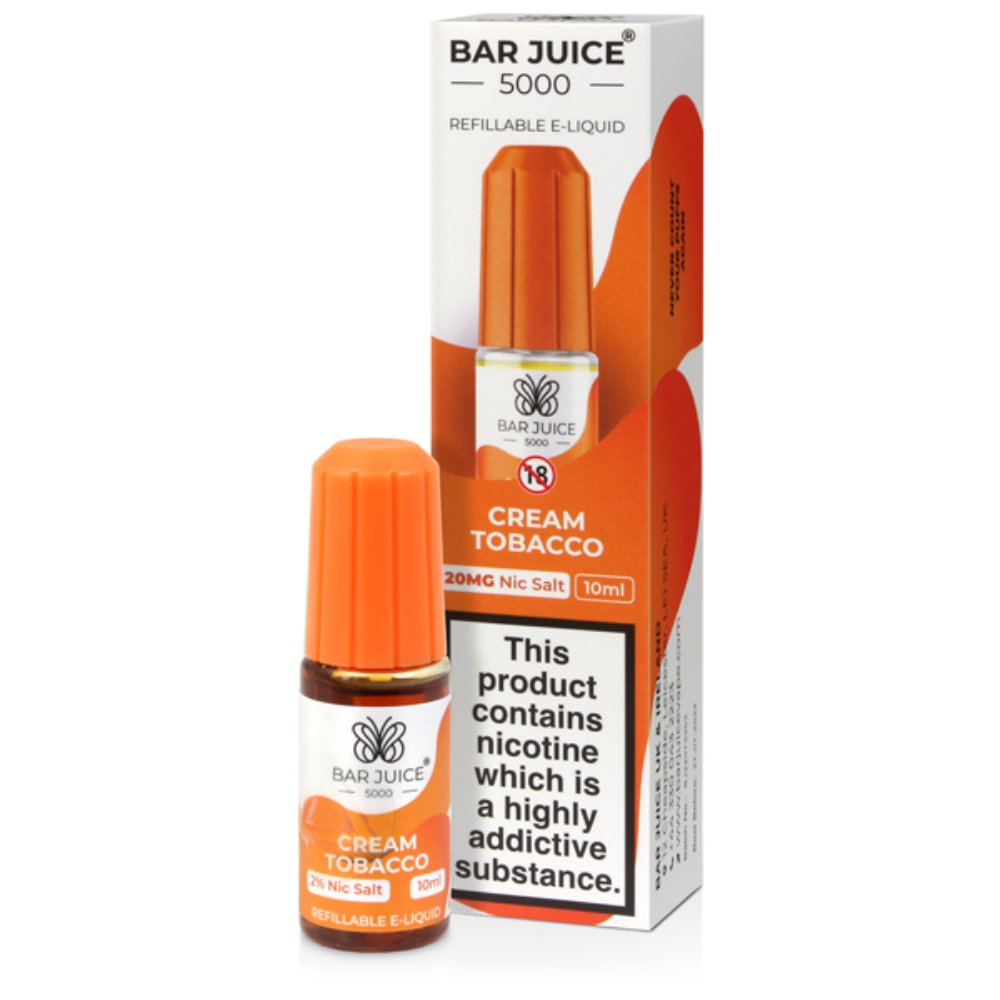 Bar Juice 5000 Cream Tobacco E Liquid 10ml