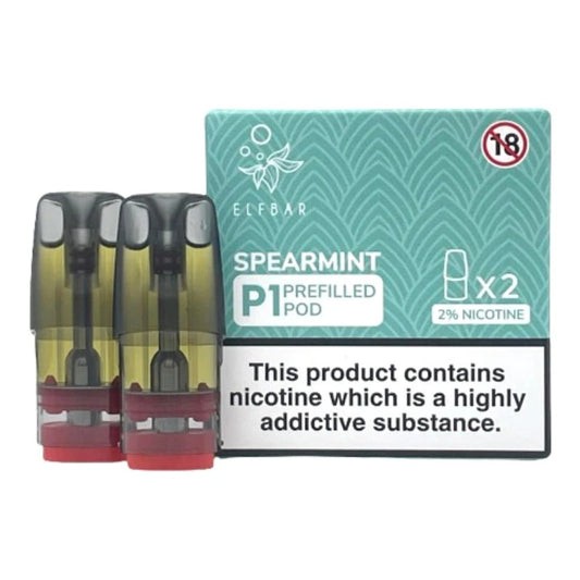 Elf Bar Mate P1 Spearmint Pods (2 Pack)