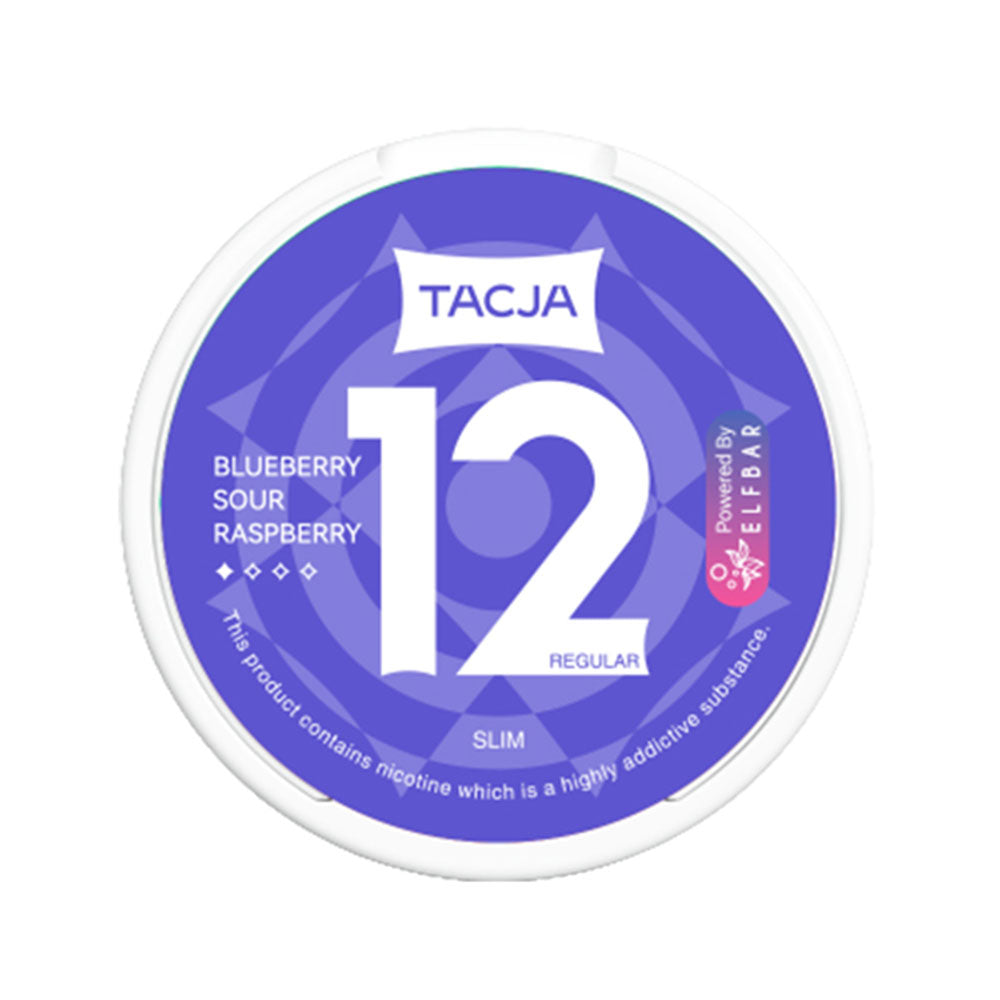 Elf Bar TACJA Nicotine Pouches Mellow Blueberry Sour Raspberry