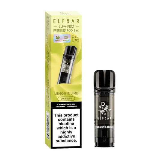 Elf Bar ELFA Pro Lemon Lime Pods (2 Pack)