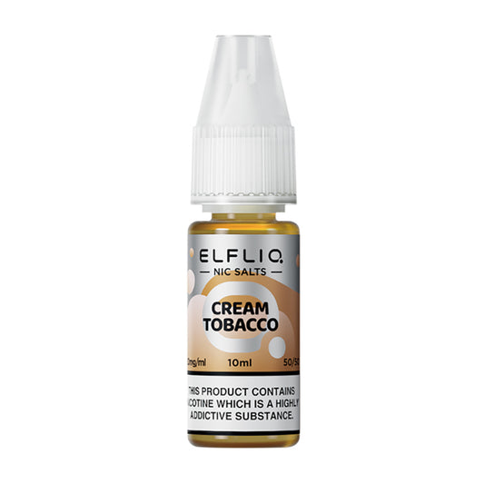 Elf Bar ElfLiq Cream Tobacco E Liquid 10ml