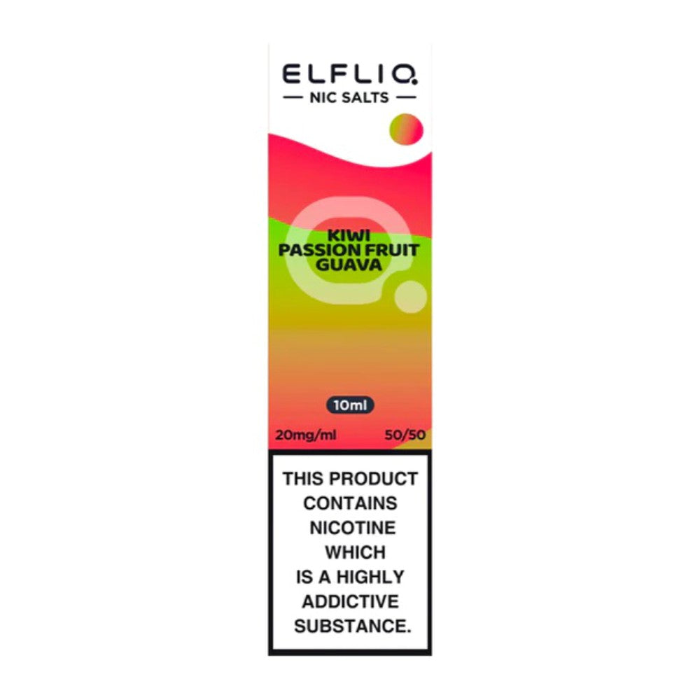 Elf Bar ElfLiq Kiwi Passionfruit Guava E Liquid 10ml