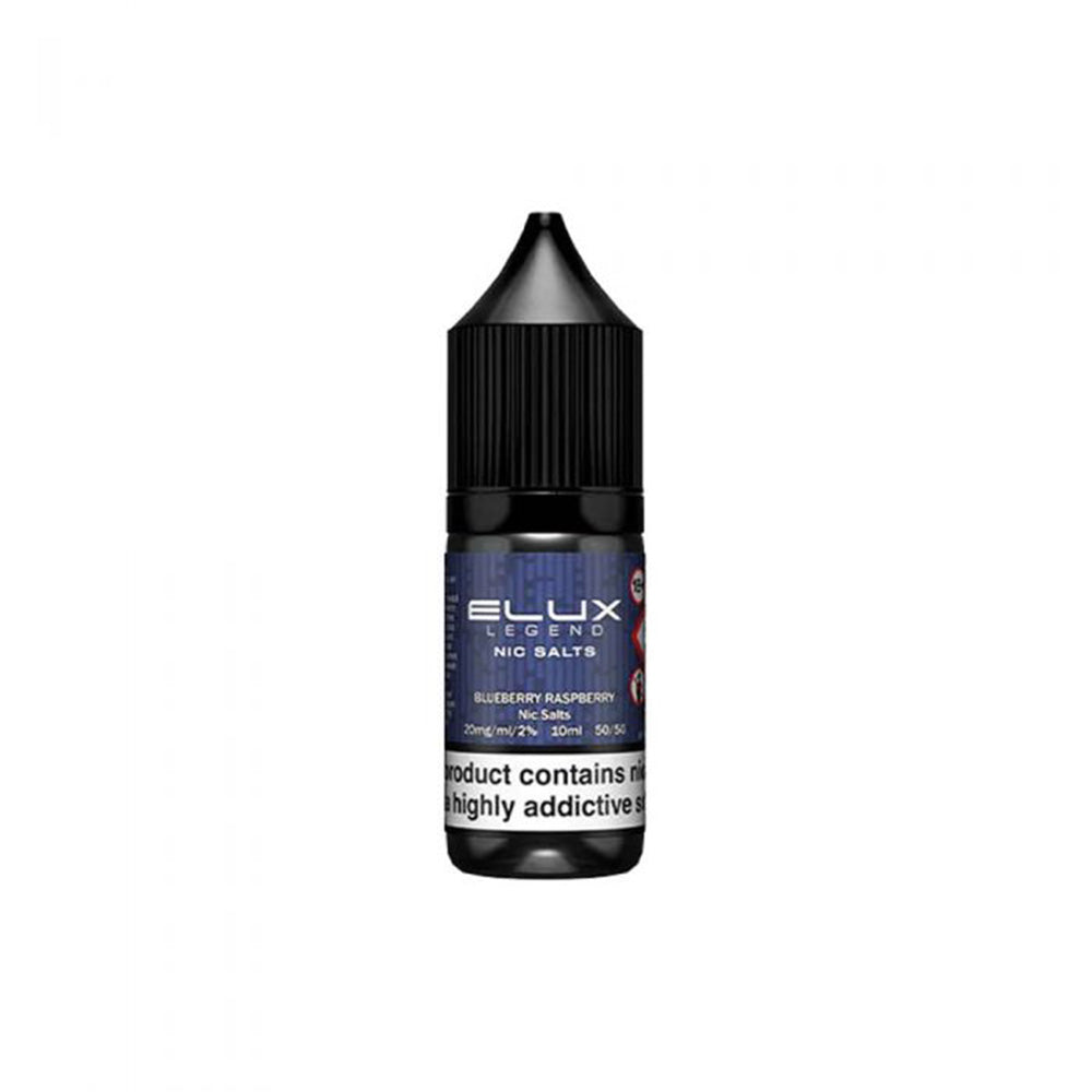 Elux Legend Nic Salts Blue Raspberry E Liquid 10ml