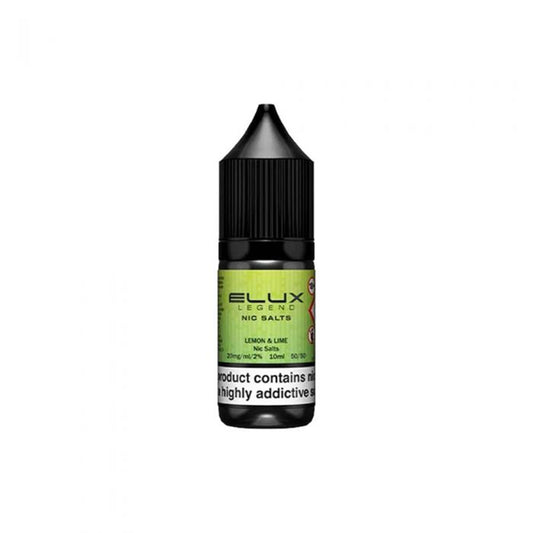 Elux Legend Nic Salts Lemon & Lime E Liquid 10ml
