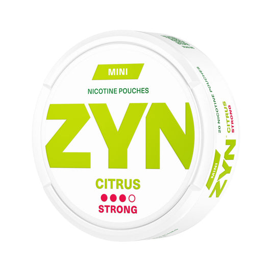 ZYN Citrus Nicotine Pouches Mini Strong