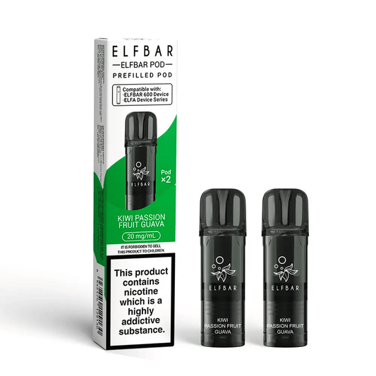 Elf bar 600 Prefilled Pod Kiwi Passionfruit Guava