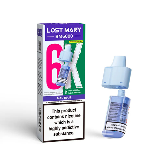 Lost Mary BM6000 Prefilled Pod Mad Blue