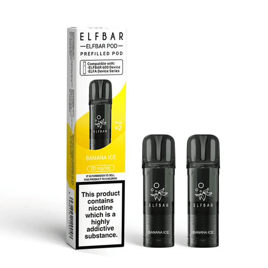 Elf bar 600 Prefilled Pod Banana Ice