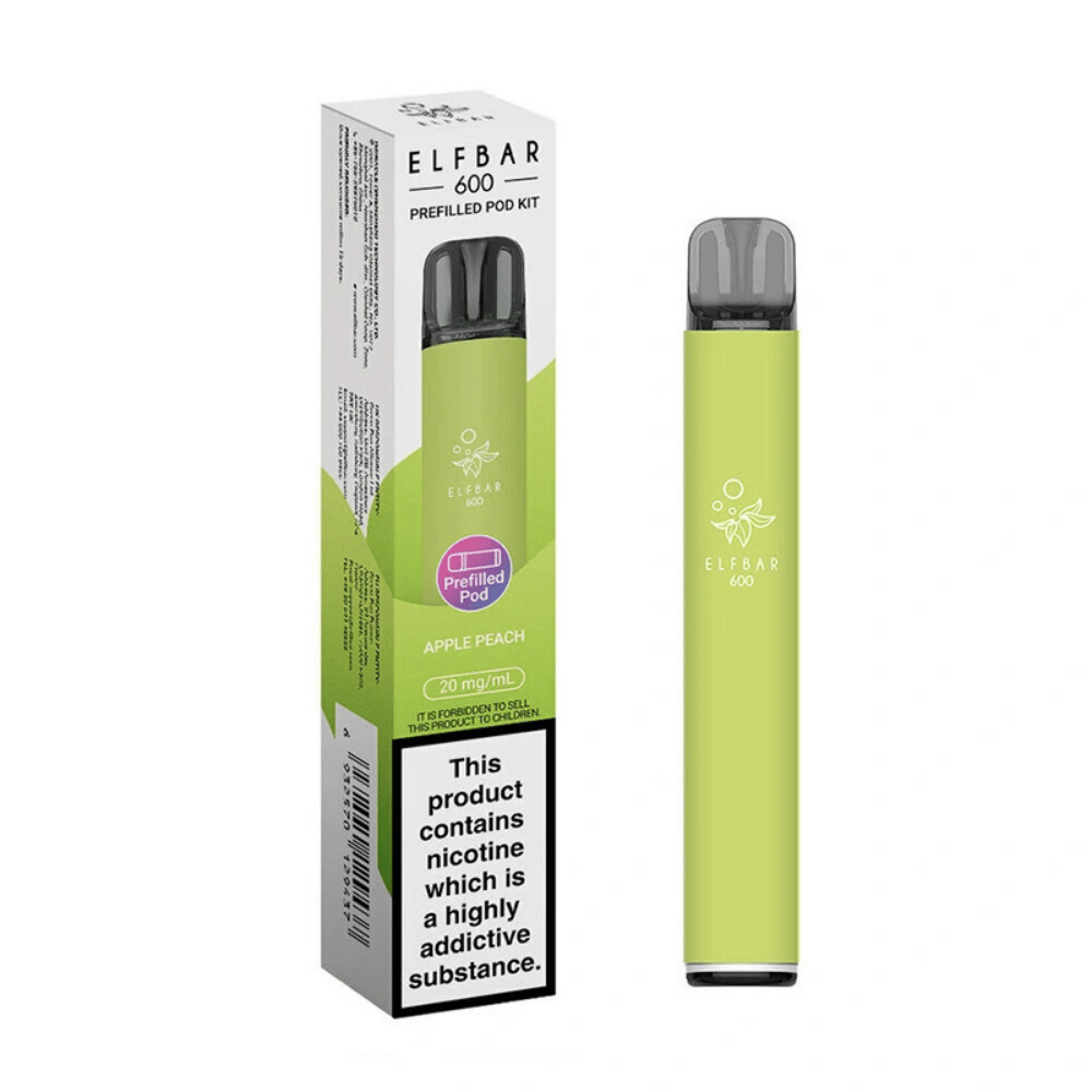 ELFBAR 600 Prefilled Pod Kit Apple Peach