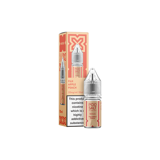 Pod Salt Nexus Fuji Apple Peach E Liquid 10ml