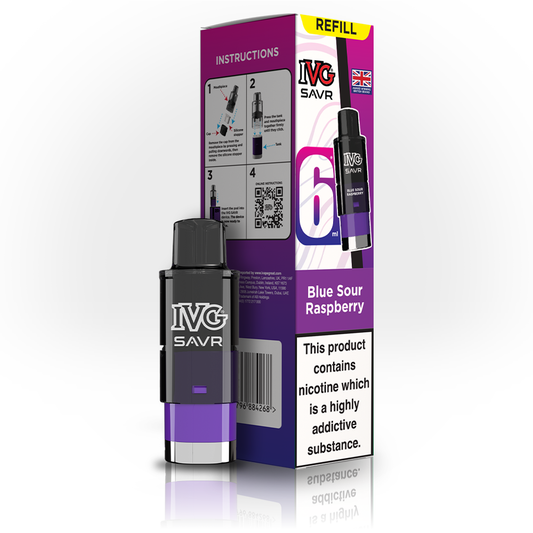 IVG SAVR Blue Sour Raspberry Refill