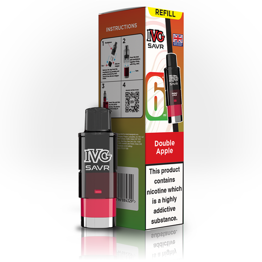 IVG SAVR Double Apple Refill