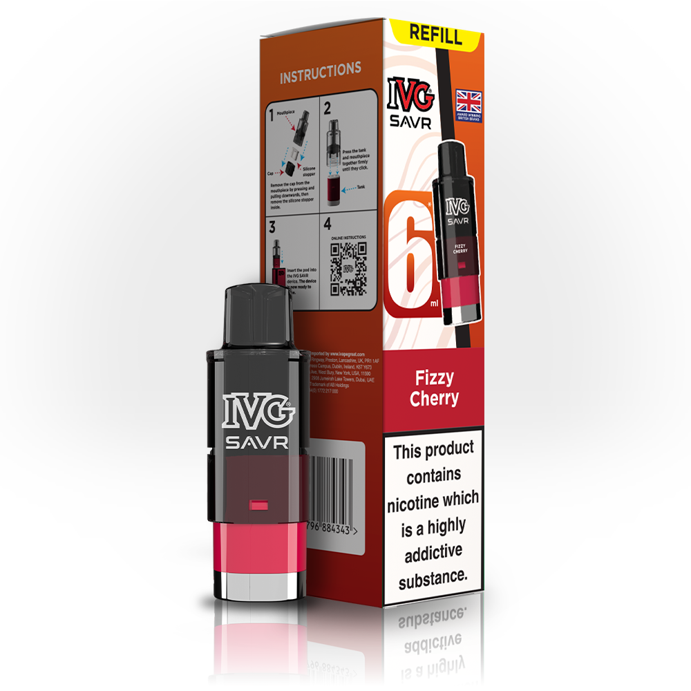 IVG SAVR Fizzy Cherry Refill