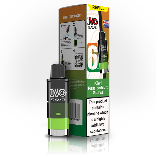 IVG SAVR Kiwi Passionfruit Guava Refill